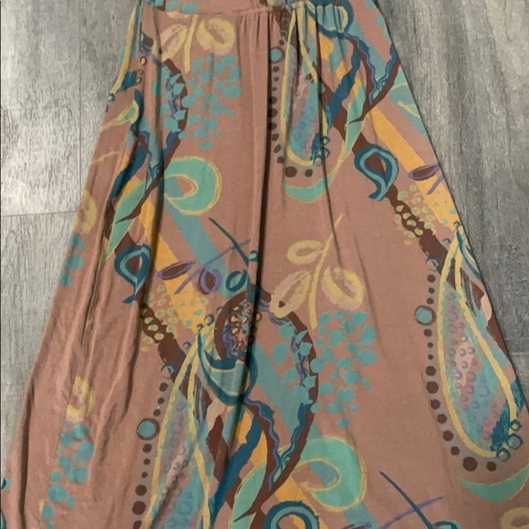 Fresh Produce Brown Maxi Dress with Keyhole Back - Picture 5 of 7